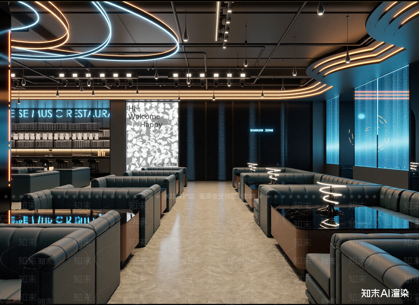 现代酒吧3D模型下载【ID:1214116079】