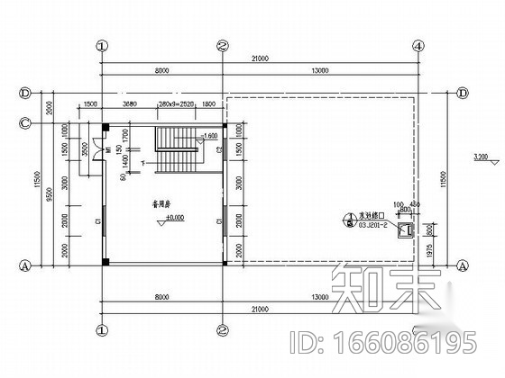 江苏地区消防水池建筑施工图cad施工图下载【ID:166086195】