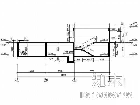 江苏地区消防水池建筑施工图cad施工图下载【ID:166086195】