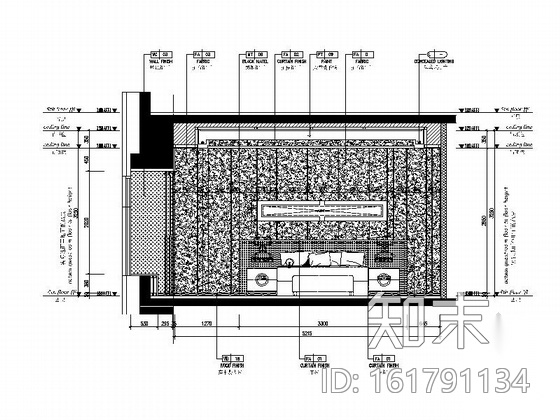 [上海]高档连锁五星级酒店三间套房施工图cad施工图下载【ID:161791134】
