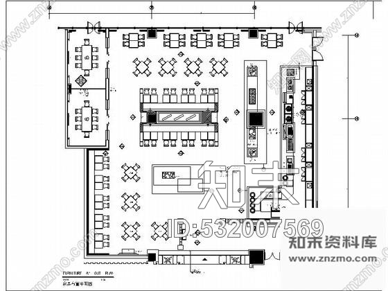 施工图江苏某知名酒店全日制餐厅室内施工图含效果cad施工图下载【ID:532007569】