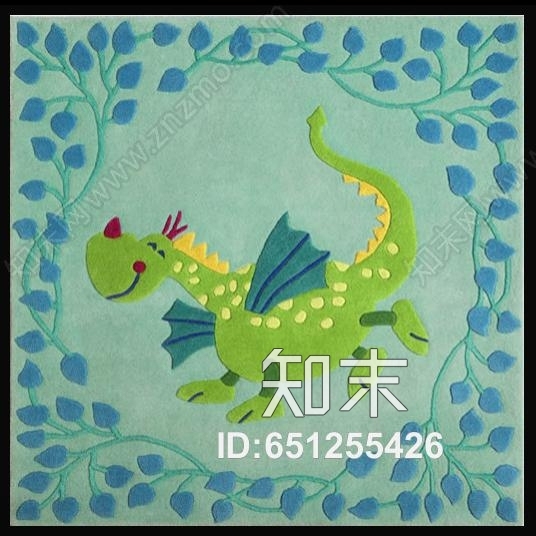 儿童地毯高清贴图材质