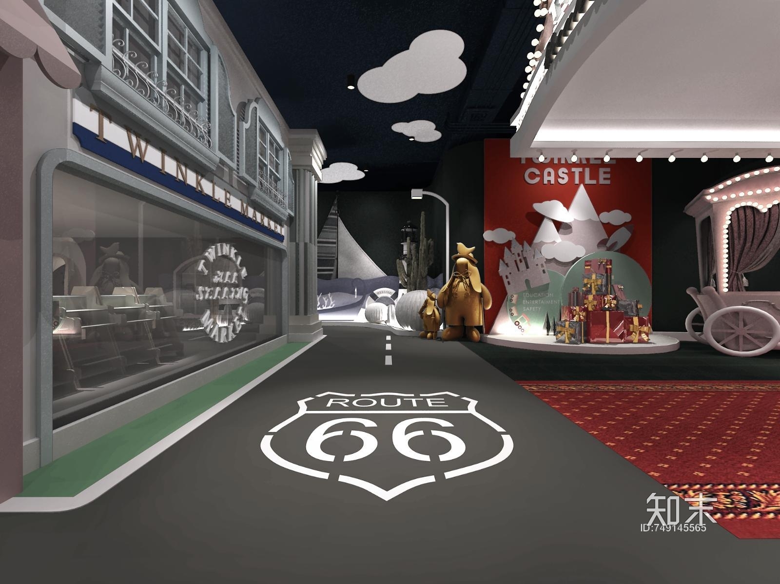 长春环球广场旗舰店丨效果图方案施工图下载【ID:749145565】