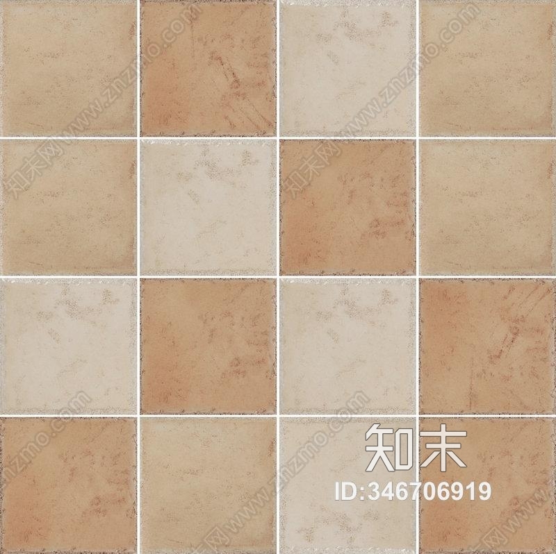 仿古砖墙砖贴图下载【ID:346706919】