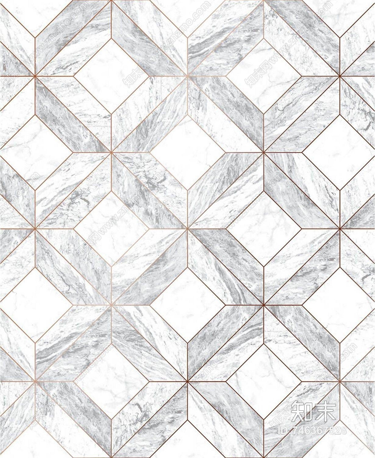 北欧拼花地砖贴图下载【ID:746367528】