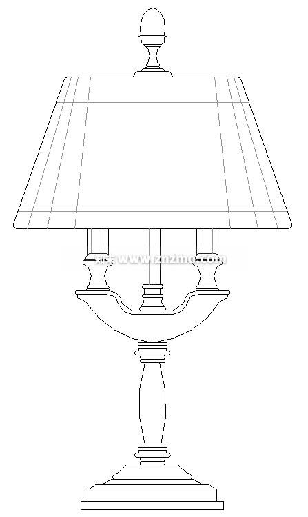 台灯cad施工图下载【ID:175267113】