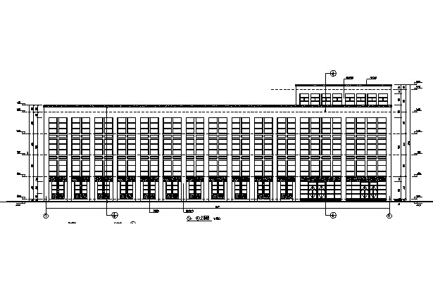 [北京]办公、厂房及宿舍楼建筑施工图（按甲方修改图纸）cad施工图下载【ID:149940107】