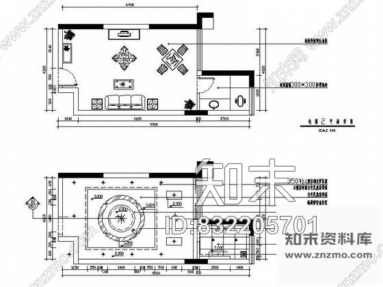 图块/节点西餐厅休闲包间立面图cad施工图下载【ID:832205701】