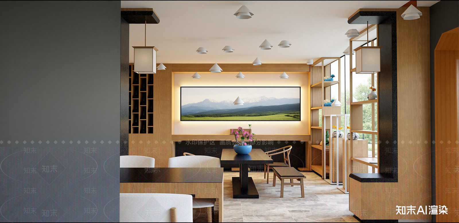 中式书店SU模型下载【ID:1215960678】