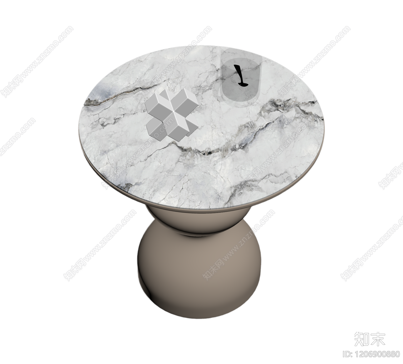 大理石台面茶几3D模型下载【ID:1206900880】