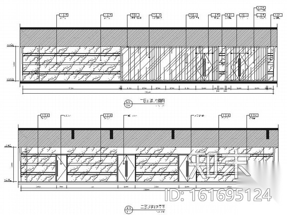 [江苏]旗舰型现代商务宾馆室内装修施工图（含效果）cad施工图下载【ID:161695124】