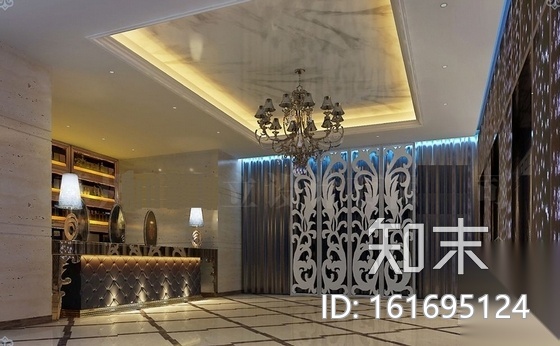 [江苏]旗舰型现代商务宾馆室内装修施工图（含效果）cad施工图下载【ID:161695124】
