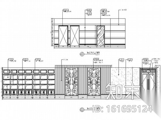 [江苏]旗舰型现代商务宾馆室内装修施工图（含效果）cad施工图下载【ID:161695124】