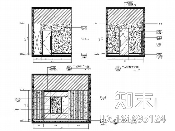 [江苏]旗舰型现代商务宾馆室内装修施工图（含效果）cad施工图下载【ID:161695124】