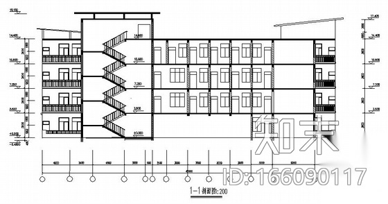 [房屋建筑学课程设计]某中学楼设计方案施工图下载【ID:166090117】