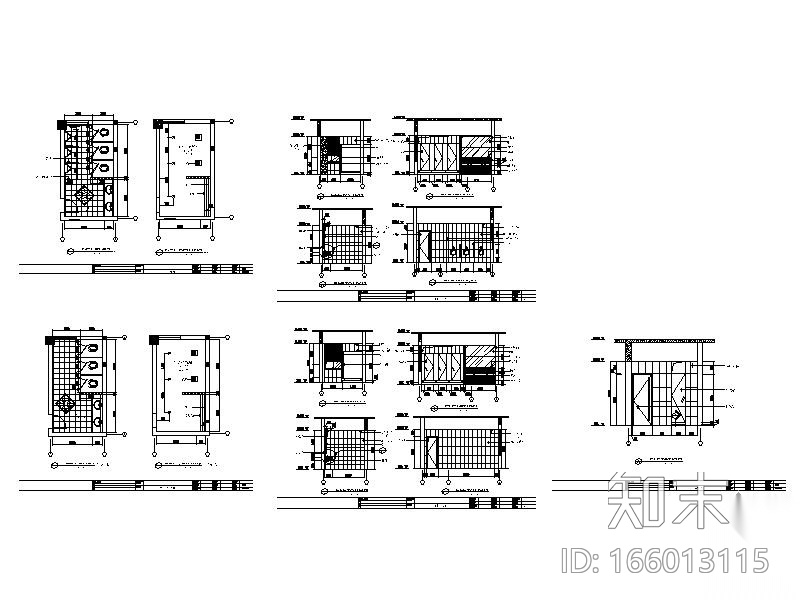 某工商局公共卫生间装修图cad施工图下载【ID:166013115】