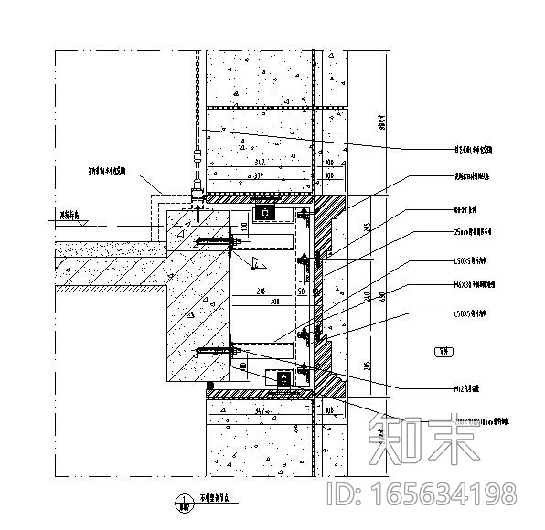 高层住宅楼石材幕墙结构施工图2011施工图下载【ID:165634198】