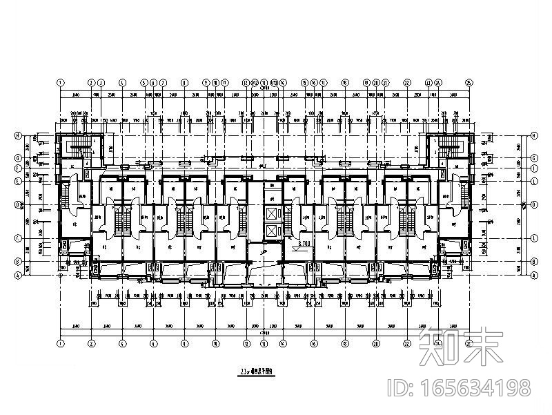 高层住宅楼石材幕墙结构施工图2011cad施工图下载【ID:165634198】