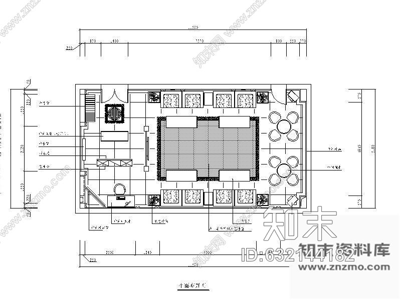 施工图北京某机场贵宾厅装修图施工图下载【ID:632144182】