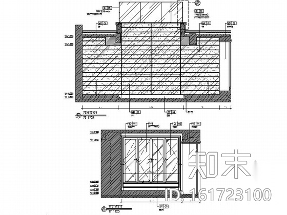 [安徽]奢华古典三层别墅样板间装修图（含实景）cad施工图下载【ID:161723100】