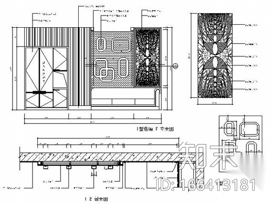 [山东]某豪华夜总会六套包房施工图cad施工图下载【ID:166413181】