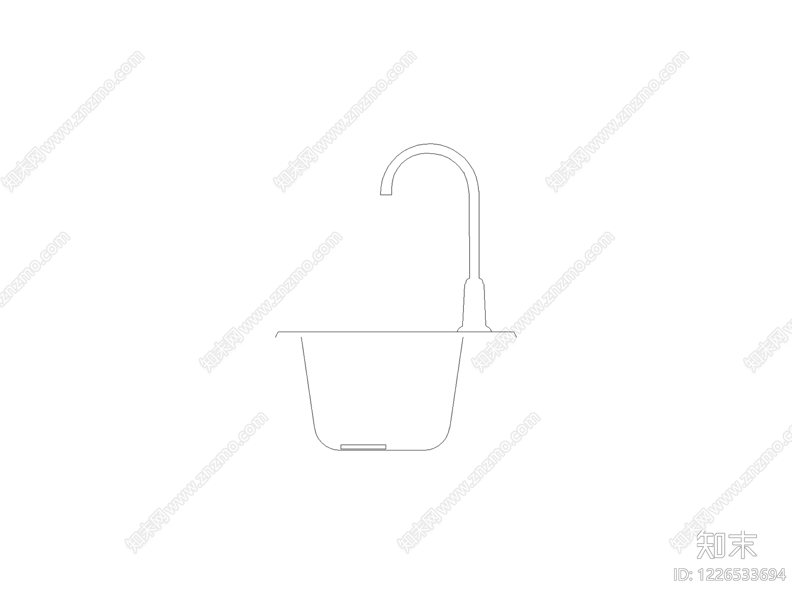 工装设计平立面常用图块cad施工图下载【ID:1226533694】