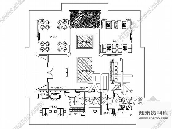 施工图四川某时尚售楼处室内装修施工图含效果cad施工图下载【ID:532072779】