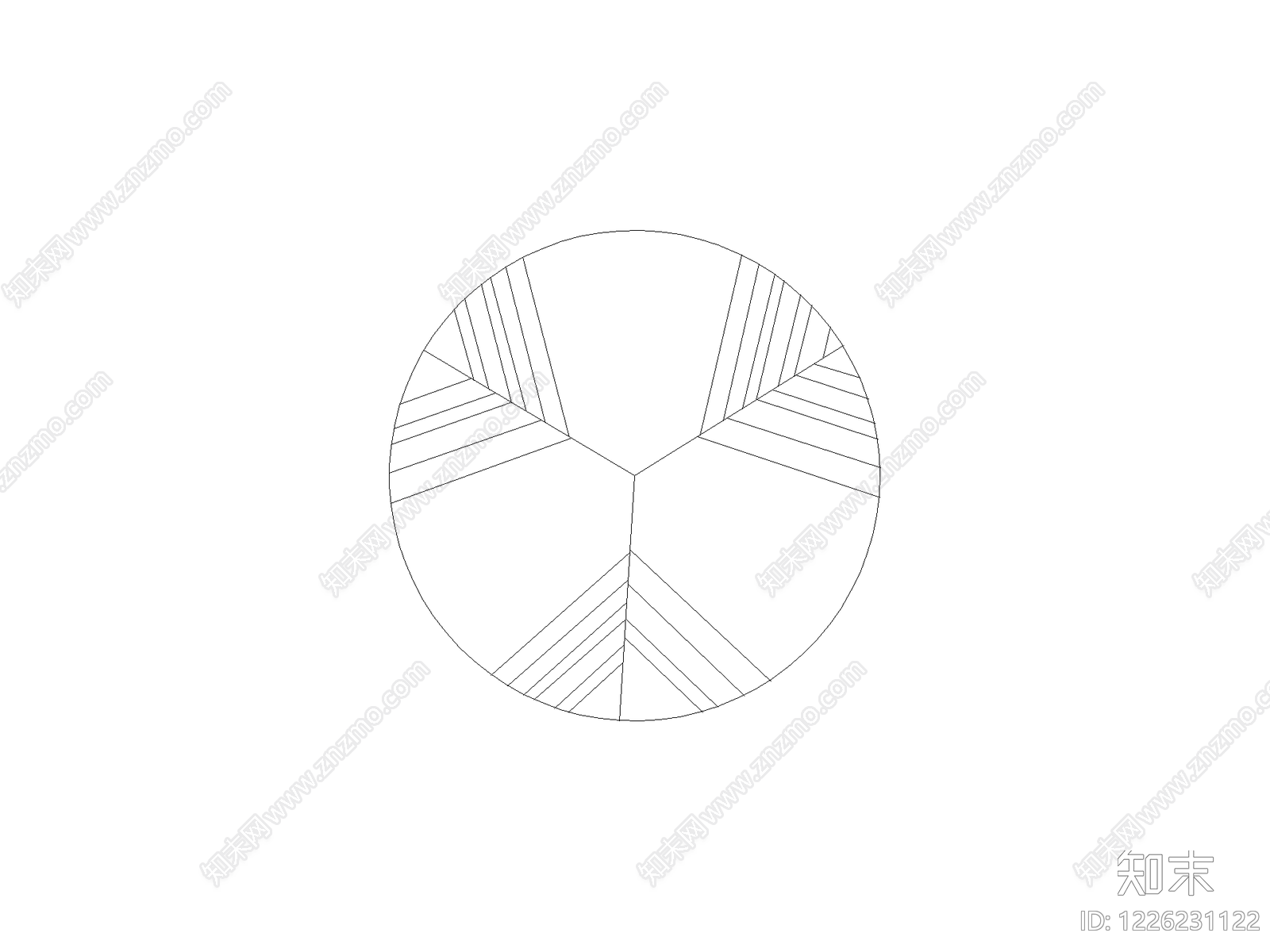 现代填充图案CAD图纸
