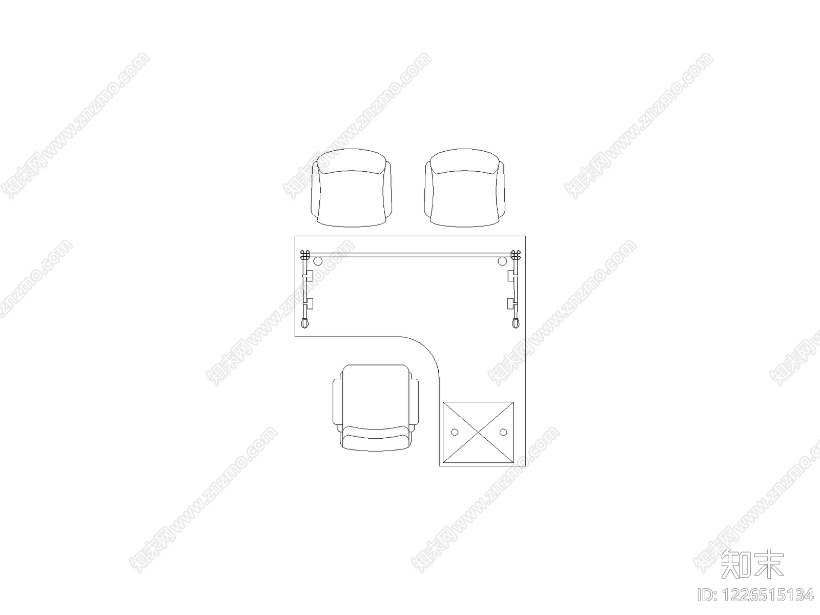 椅子CAD图纸