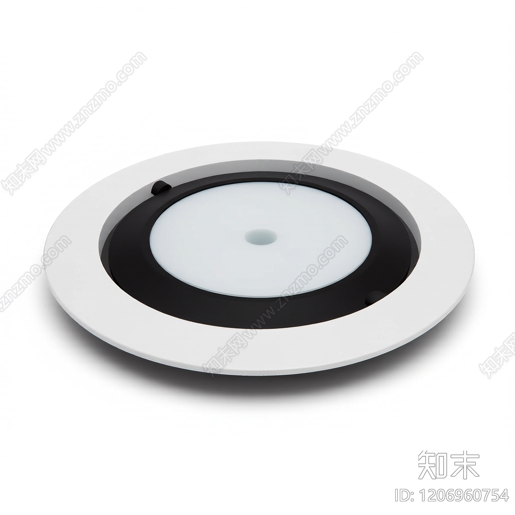 圆形嵌入式灯具3D模型下载【ID:1206960754】