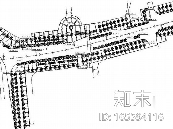 [重庆]生态林荫道路景观设计施工图cad施工图下载【ID:165594116】