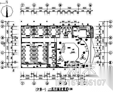 广东省某办公楼装修图带效果图cad施工图下载【ID:161846107】
