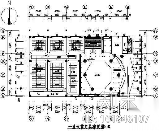 广东省某办公楼装修图带效果图cad施工图下载【ID:161846107】