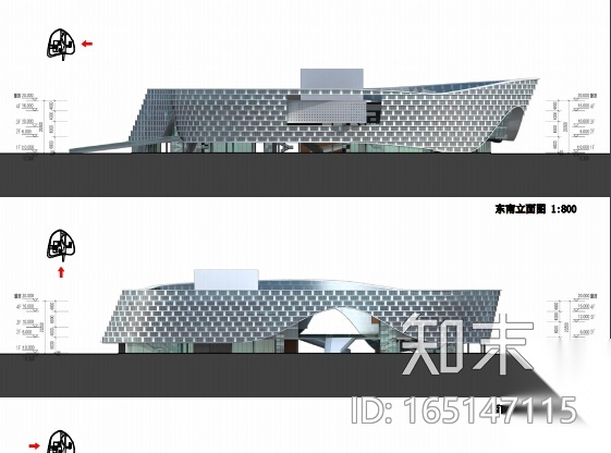 [江苏]盐城文化艺术中心（CAD+文本）施工图下载【ID:165147115】