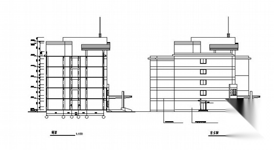 [岱山县]某四层宾馆建筑施工图cad施工图下载【ID:151531149】