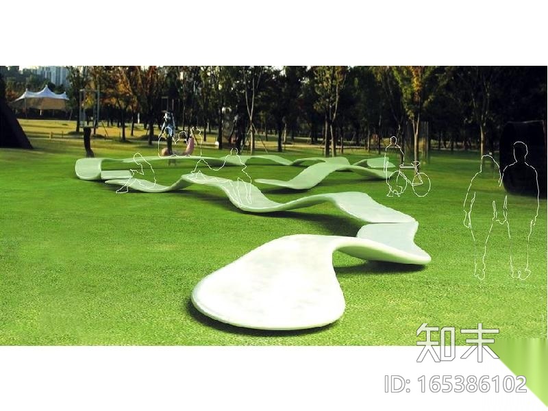 [江苏]滨江新城沿路绿化景观工程方案cad施工图下载【ID:165386102】