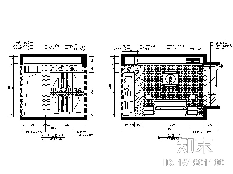 [广东]新中式风格别墅设计CAD施工图（含效果图）cad施工图下载【ID:161801100】