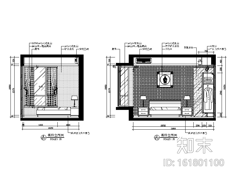 [广东]新中式风格别墅设计CAD施工图（含效果图）cad施工图下载【ID:161801100】