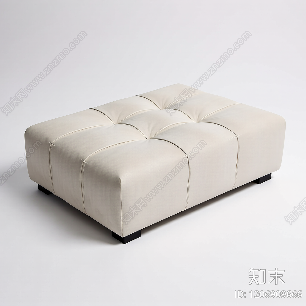 模块化布艺脚凳3D模型下载【ID:1206909666】