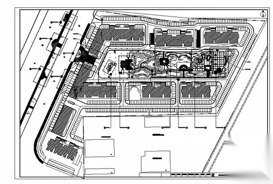 济南高档社区园林景观工程施工图施工图下载【ID:161087198】
