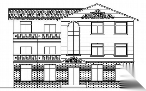 某三层小办公楼建筑施工图施工图下载【ID:151431135】