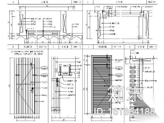 [北京]某别墅施工设计图(含效果图)cad施工图下载【ID:161864188】