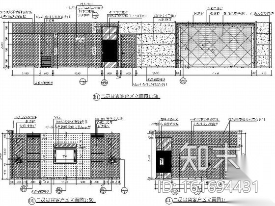 [青岛]某工商银行办公楼室内装修图施工图下载【ID:161694431】