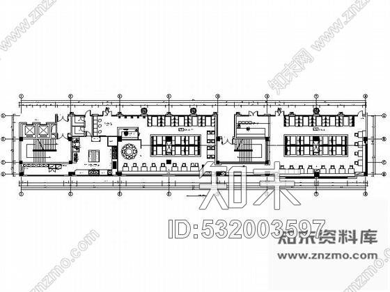 施工图湖北雅致现代高档火锅店室内装修CAD施工图含草图大师概念图施工图下载【ID:532003597】