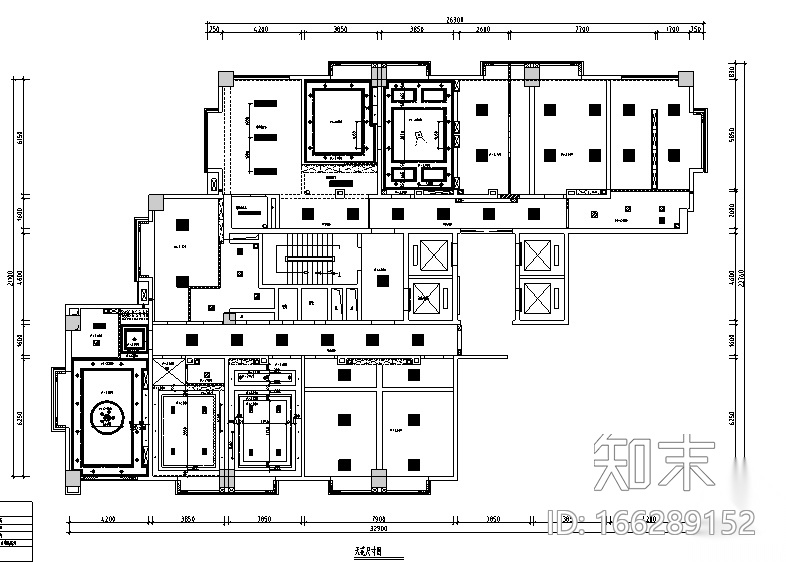 [江西]科技公司办公大楼设计施工图（附效果图）cad施工图下载【ID:166289152】