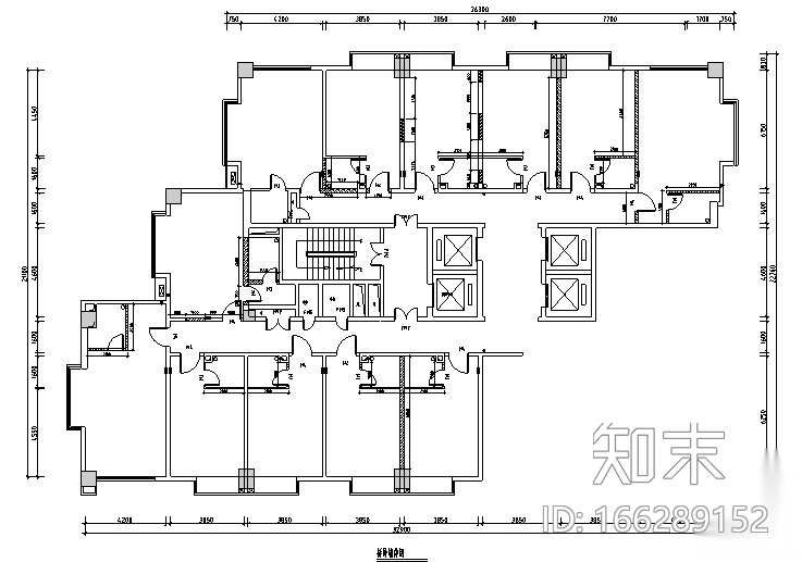 [江西]科技公司办公大楼设计施工图（附效果图）cad施工图下载【ID:166289152】