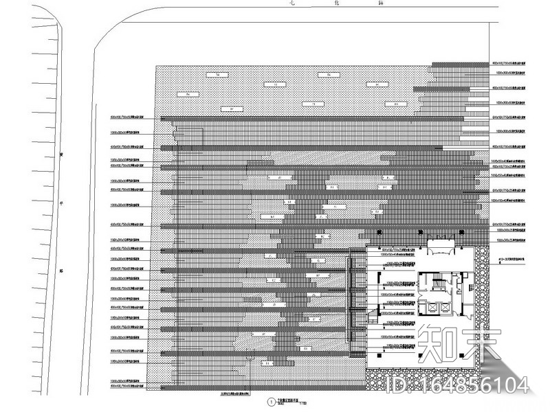 [北京]商务科技园区景观施工图附实景图（独家知名女设...施工图下载【ID:164856104】