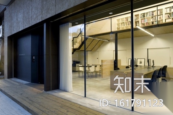 [原创]福州绿色清新主题办公空间施工图（含效果图）cad施工图下载【ID:161791123】