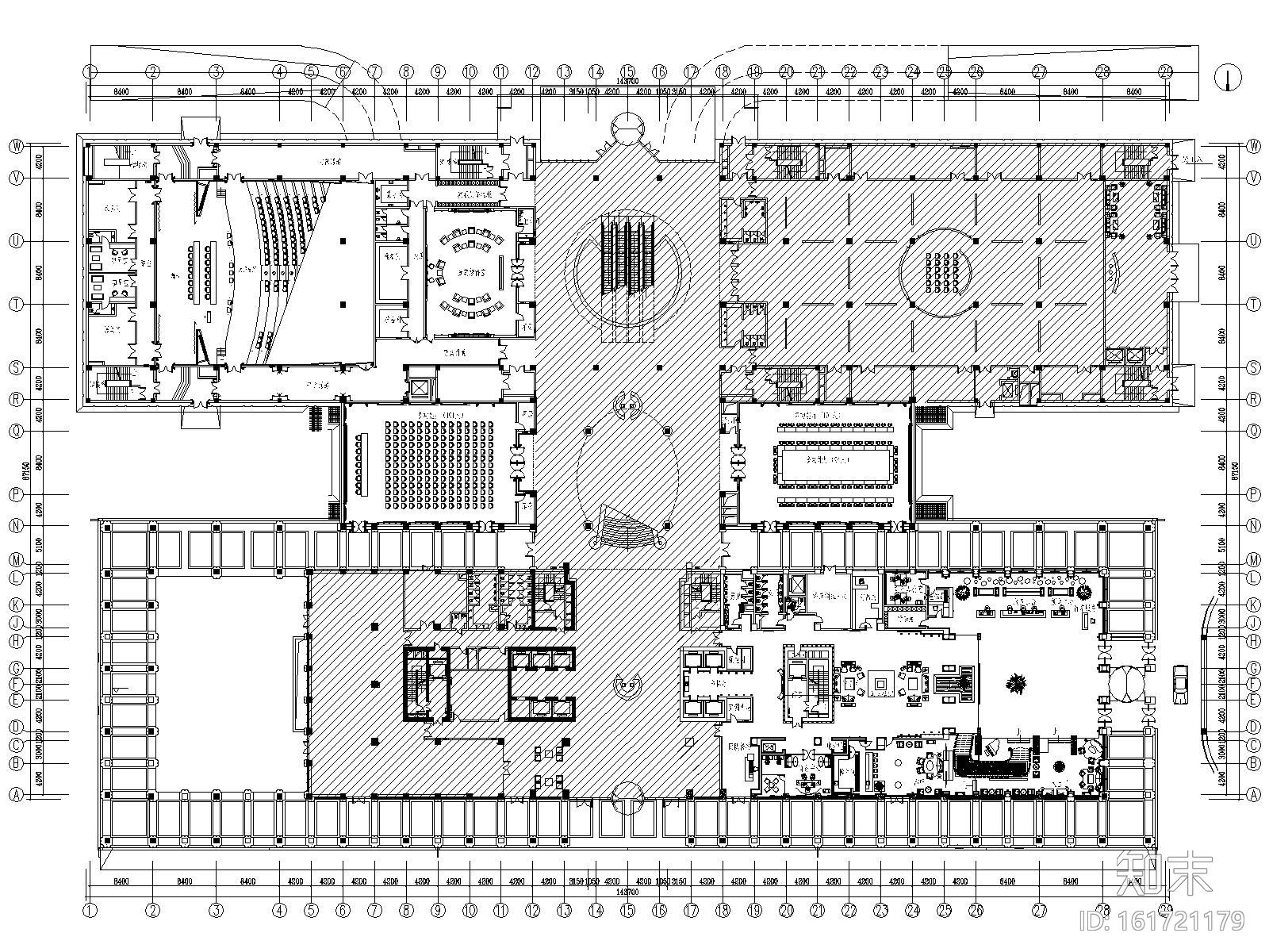 [辽宁]豪生国际酒店全套施工图（附效果图）cad施工图下载【ID:161721179】