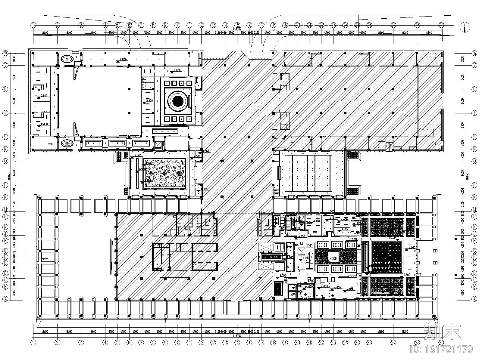 [辽宁]豪生国际酒店全套施工图（附效果图）cad施工图下载【ID:161721179】
